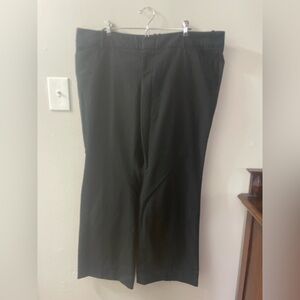 Women’s Mossimo Stretch size 18 Black Dress Slacks with Pinstripes